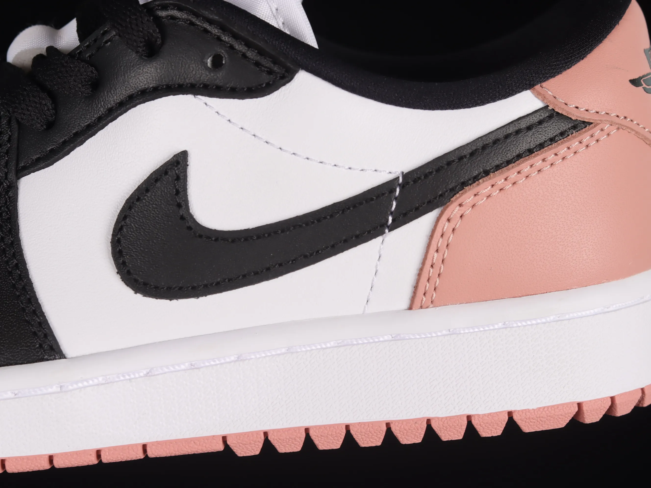 All categories Air Jordan Jordan series basketball shoes Air Jordan 1 Low G version pure original Air Jordan 1 Low Golf "Rust Pink" AJ1 Joe 1 new golf version black and white pink DD9315-106